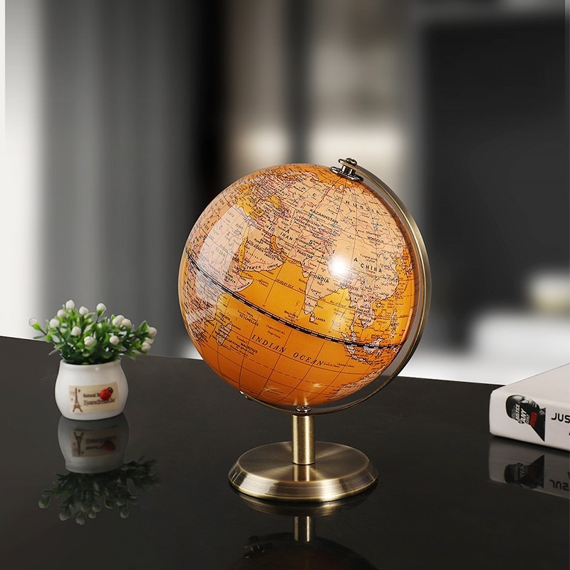 English Home Office - Globo Terrestre Rotante a 360 Gradi,
