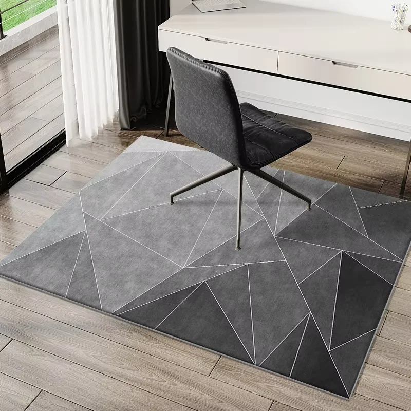 Home Office Rug - VIKAMA Tappetino Moderno Geometrico per Sedia