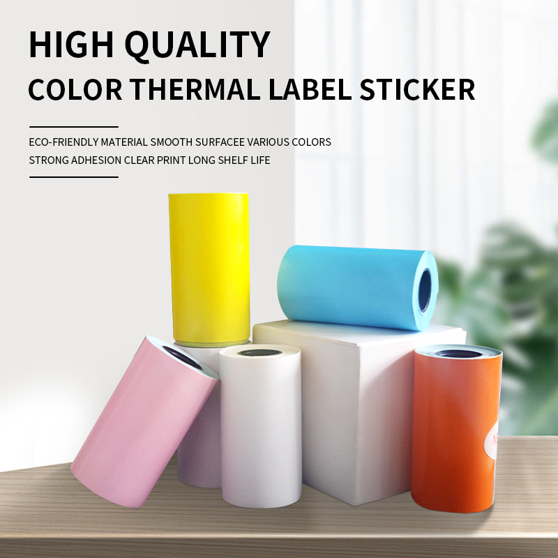Label Maker Machine - 4 rotoli 57*30MM colore adesivo termico