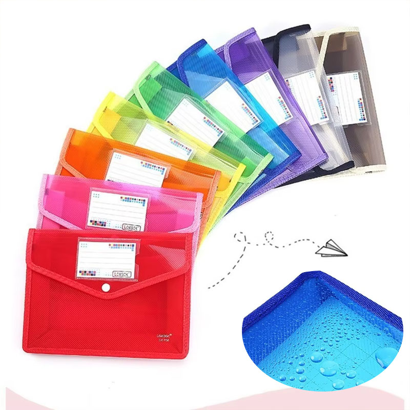 Home Office Student - 1-10 Pezzi Cartella Portadocumenti Impermeabile A4