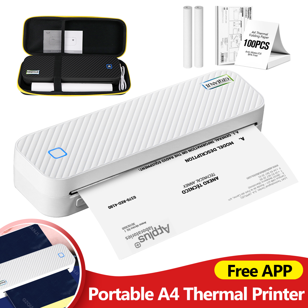 Home Office Travel Document - Stampante termica portatile A4 Bluetooth Foto