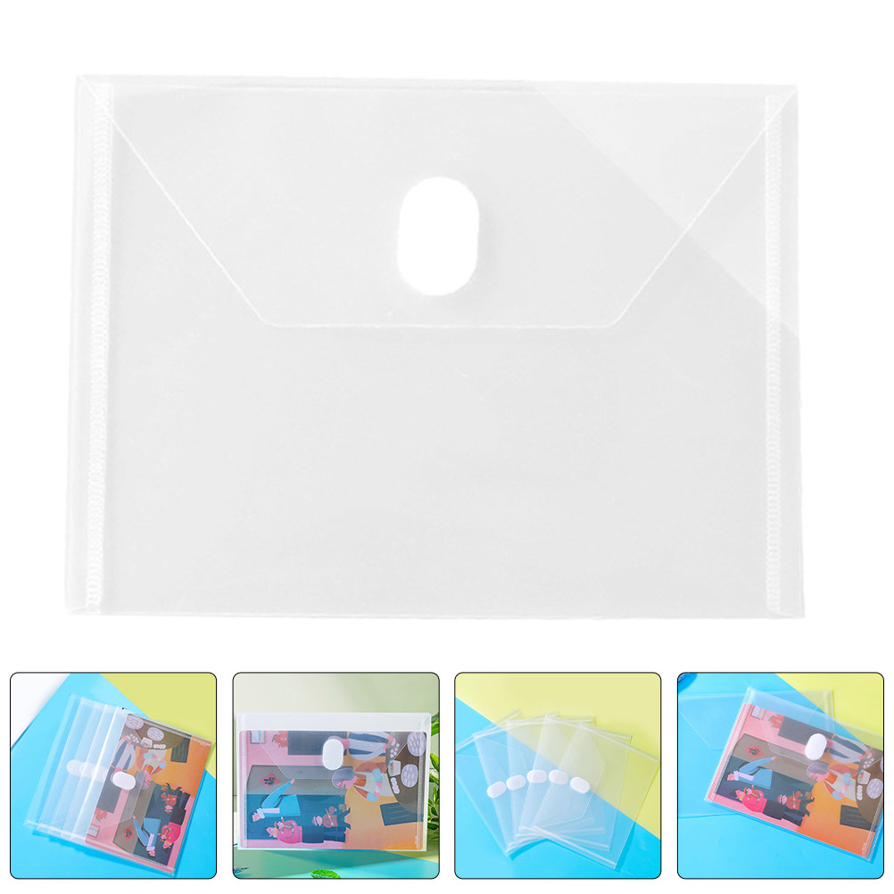 Home Office Travel Document - 24 Buste Trasparenti in Plastica con