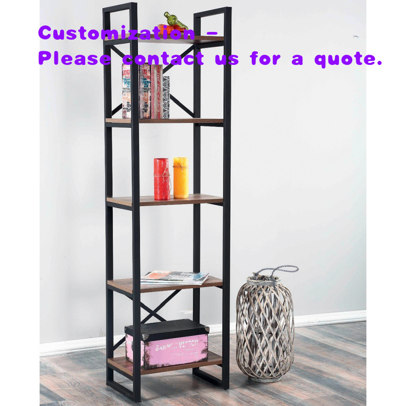 Home Office With Bookshelves - Libreria moderna con struttura in metallo
