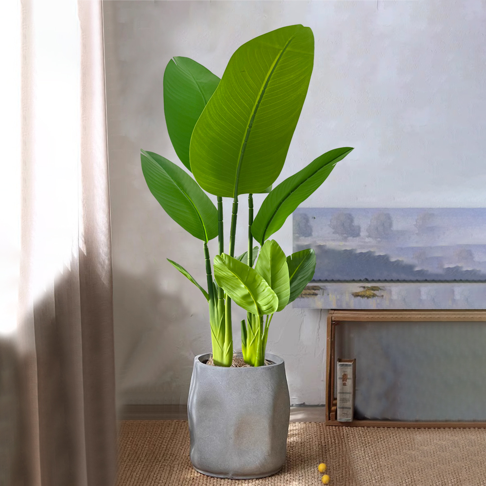 Home Office Layout - Pianta Artificiale 37/77cm, Albero di Banano