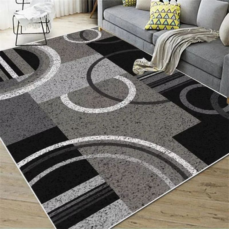 Home Office Rug - VIKAMA Tappeto moderno geometrico astratto per