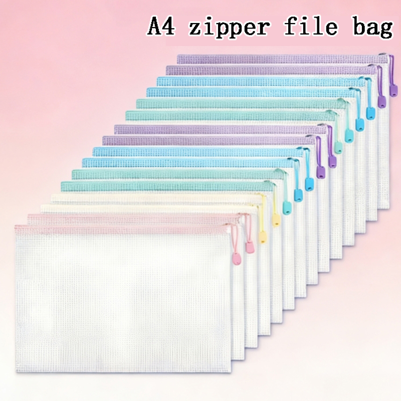Home Office Travel Document - Borsa per documenti con griglia A4
