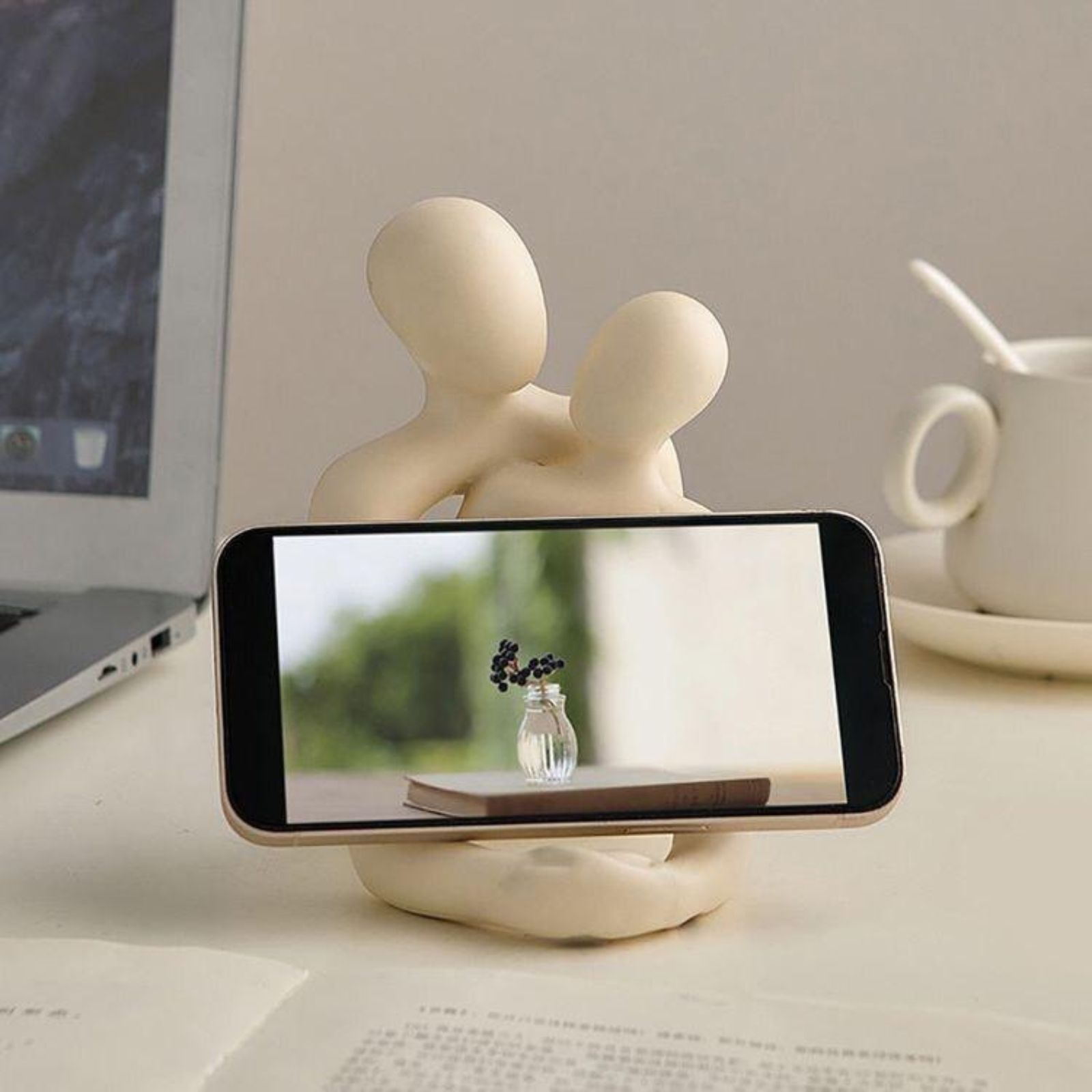 Statua in resina di coppia amo - Home Office With Bookshelves recensione e prezzo