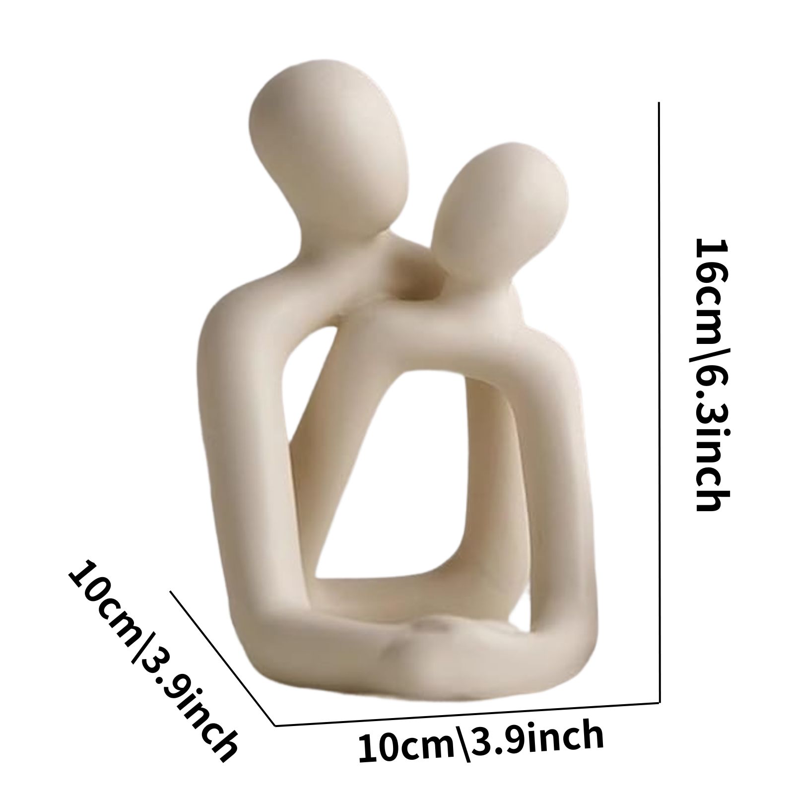 Statua in resina di coppia amo - Home Office With Bookshelves recensione e prezzo