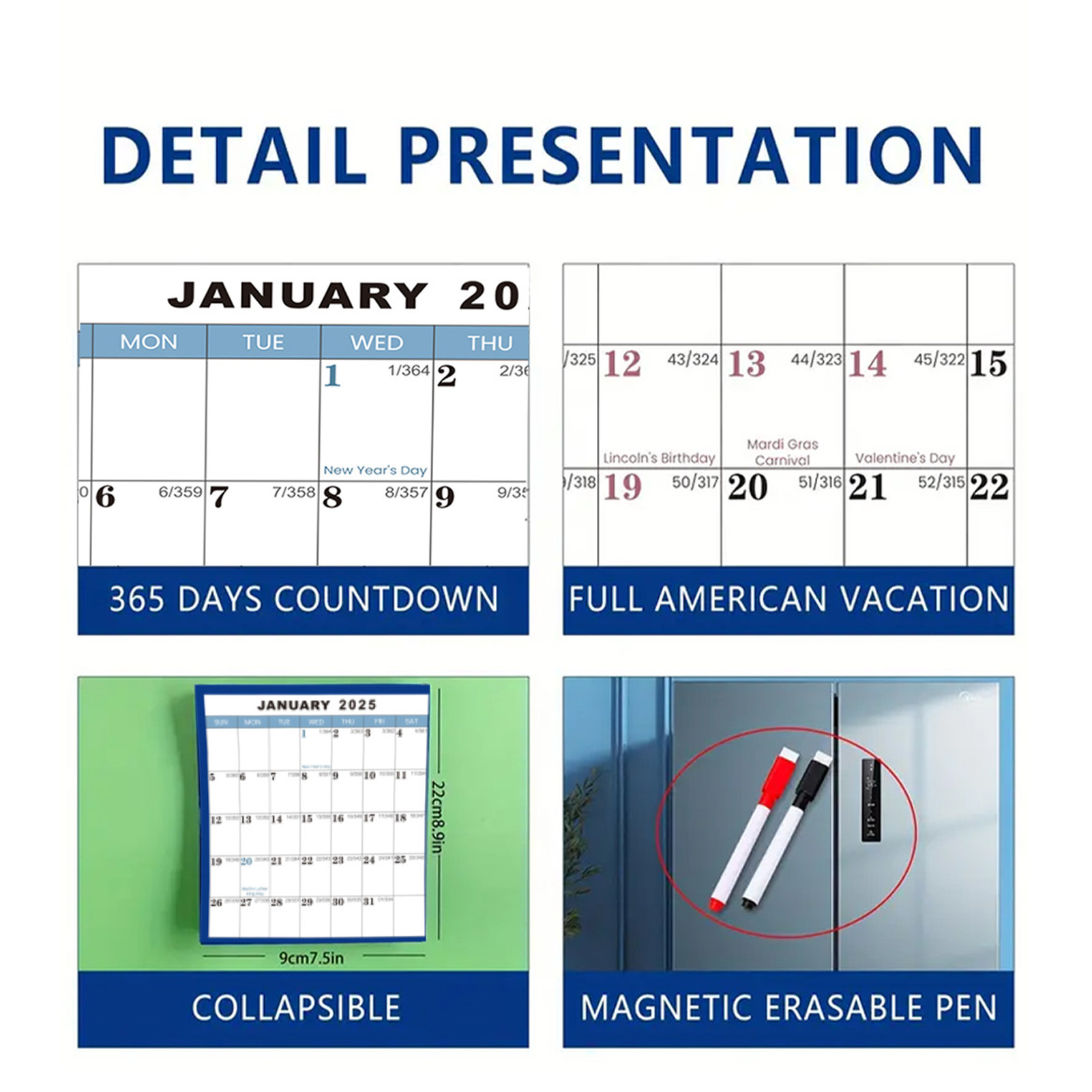 Calendario da parete laminato  - English Home Office recensione e prezzo