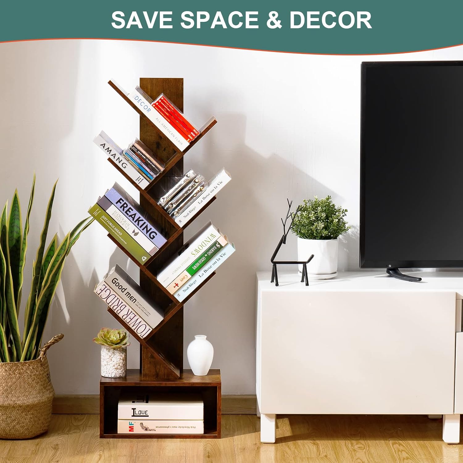 Libreria a Colonna Yoobure Tre - Home Office With Bookshelves recensione e prezzo
