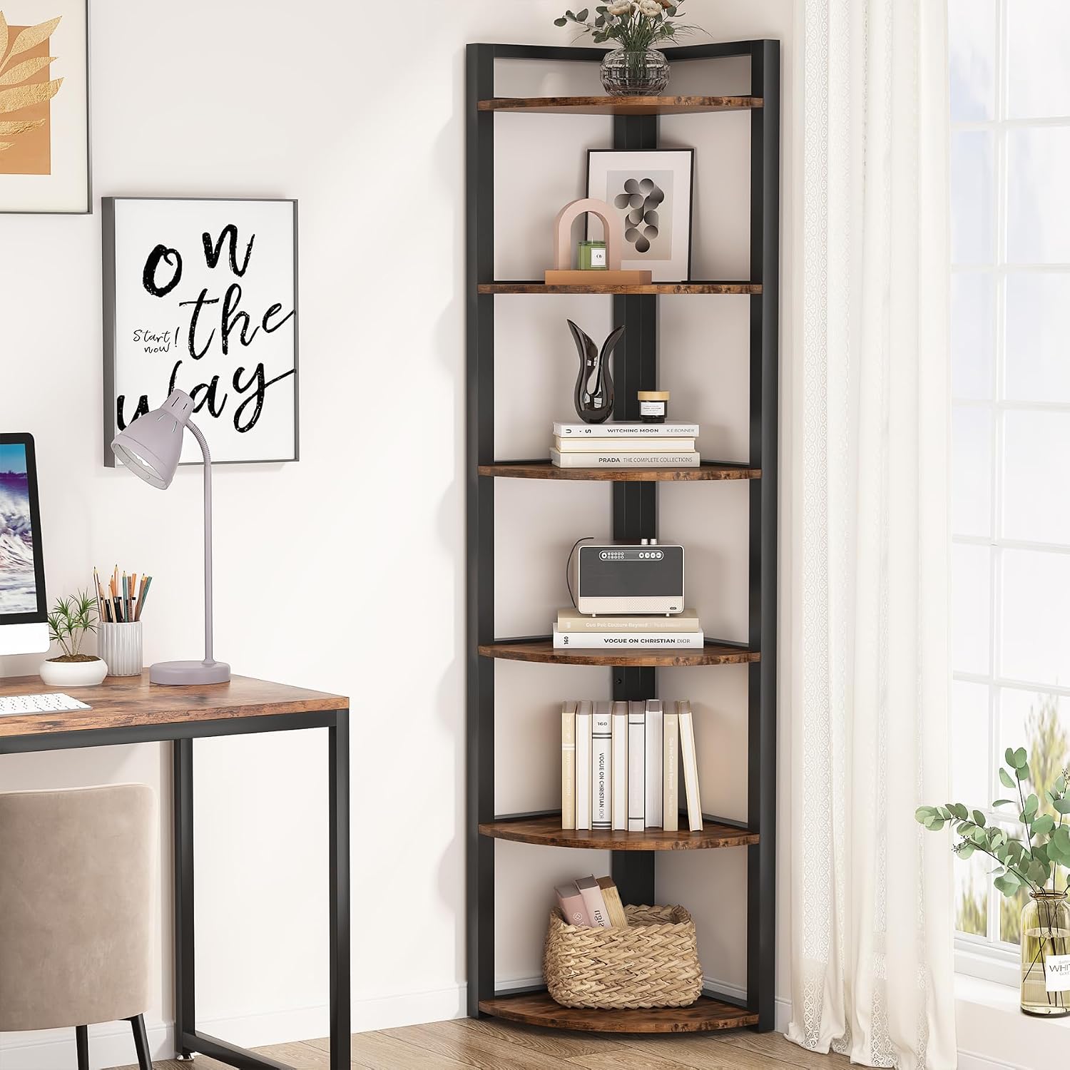 Tribesigns Scaffale Angolare a - Home Office With Bookshelves recensione e prezzo