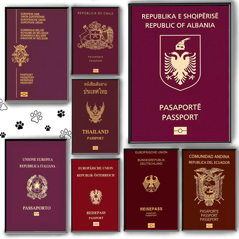 Poster per passaporti con sfon - Home Office For Passport recensione e prezzo