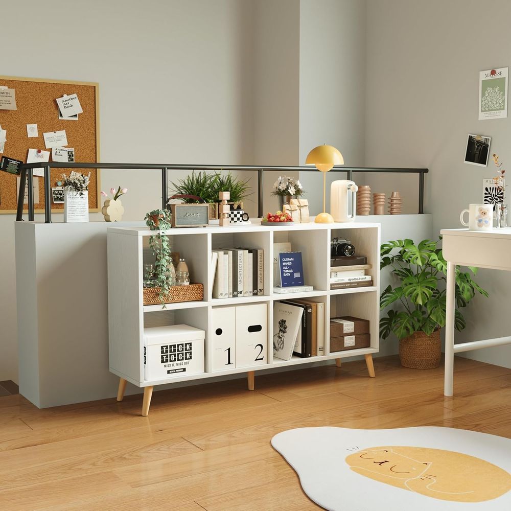 Libreria in Legno a 2 Ripiani  - Home Office With Bookshelves recensione e prezzo