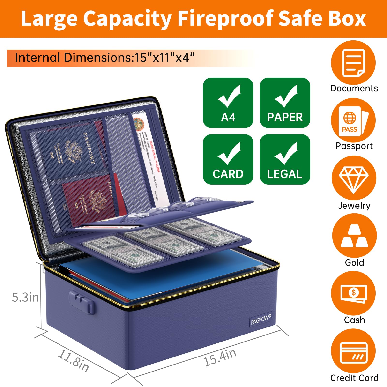 Organizzatore di Documenti Ign - Home Office Travel Document recensione e prezzo