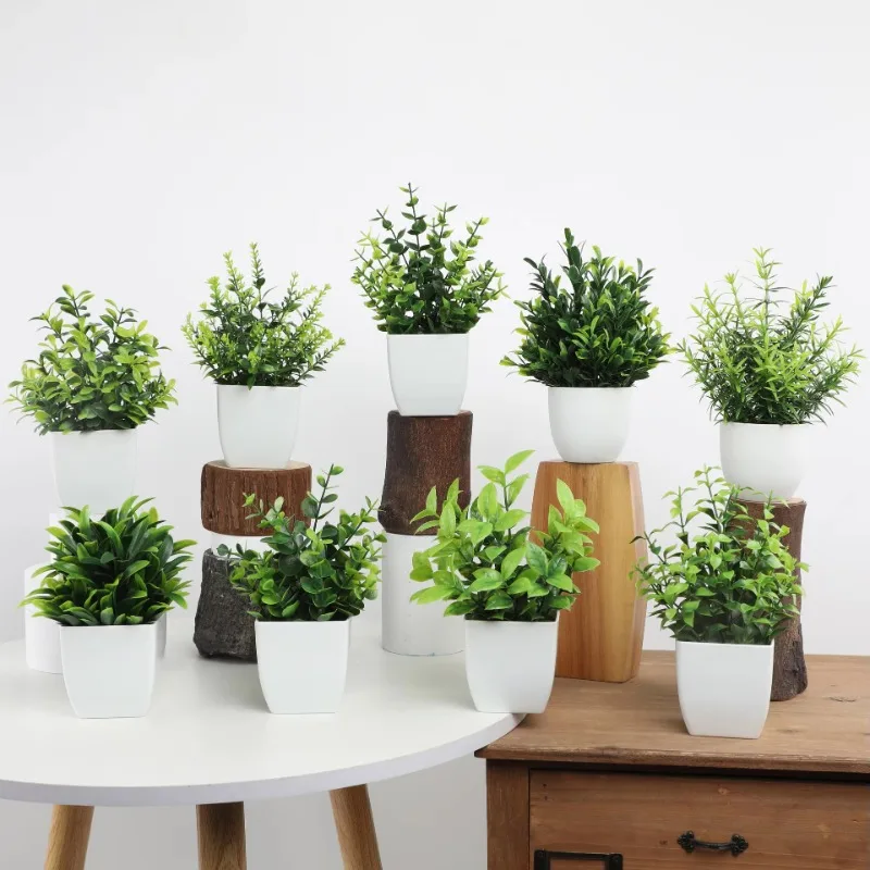 Mini piante artificiali in vas - Home Office Layout recensione e prezzo