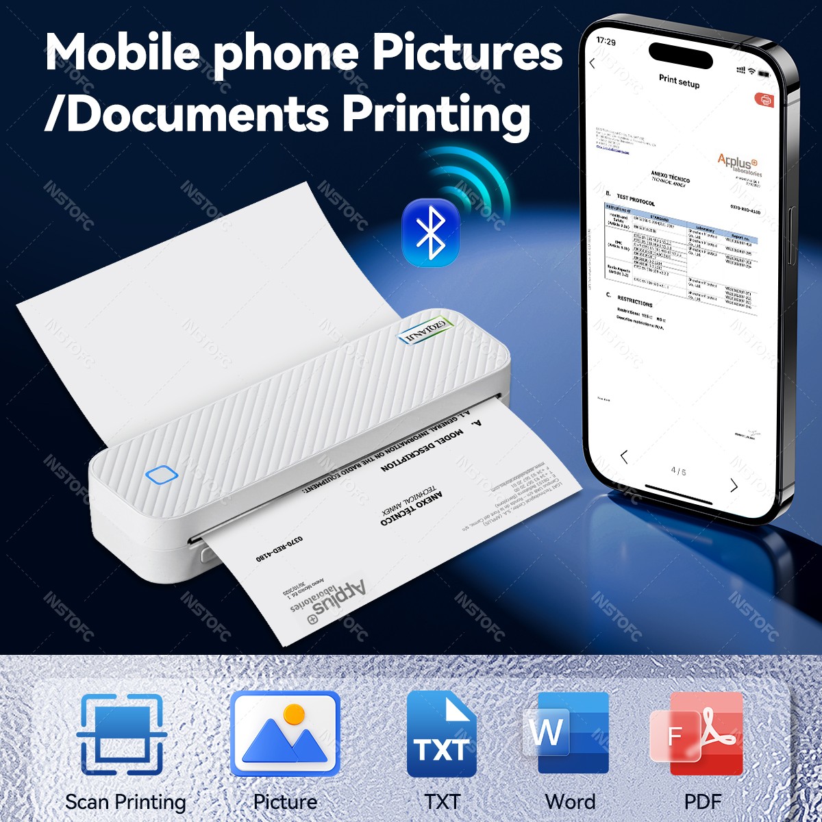 Stampante termica portatile A4 - Home Office Travel Document recensione e prezzo