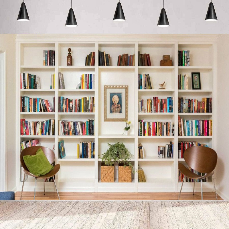 Sfondo Fotografico Libreria Bi - Home Office Zoom Background Free recensione e prezzo