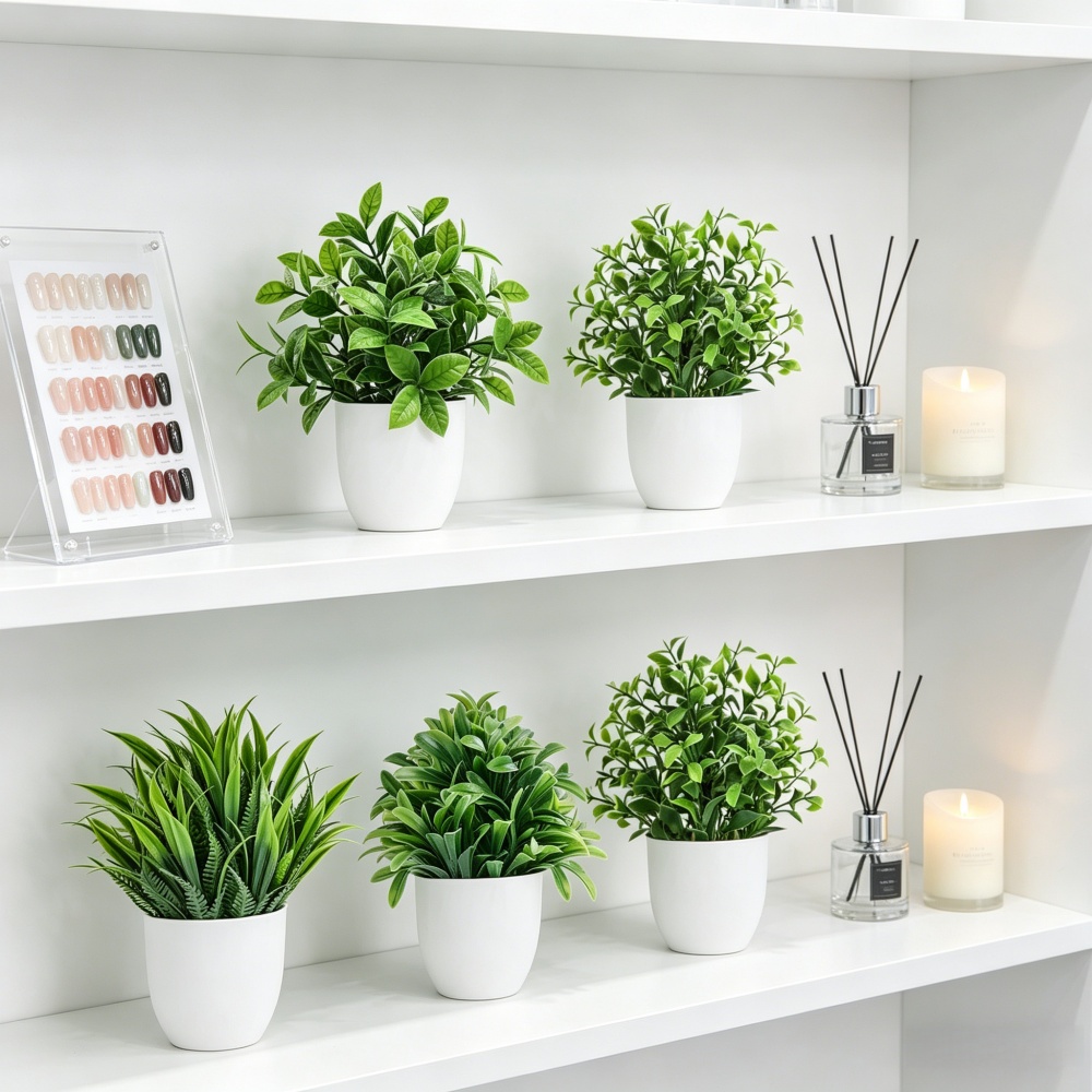 Set di 4 Mini Piante Artificia - Home Office Layout recensione e prezzo