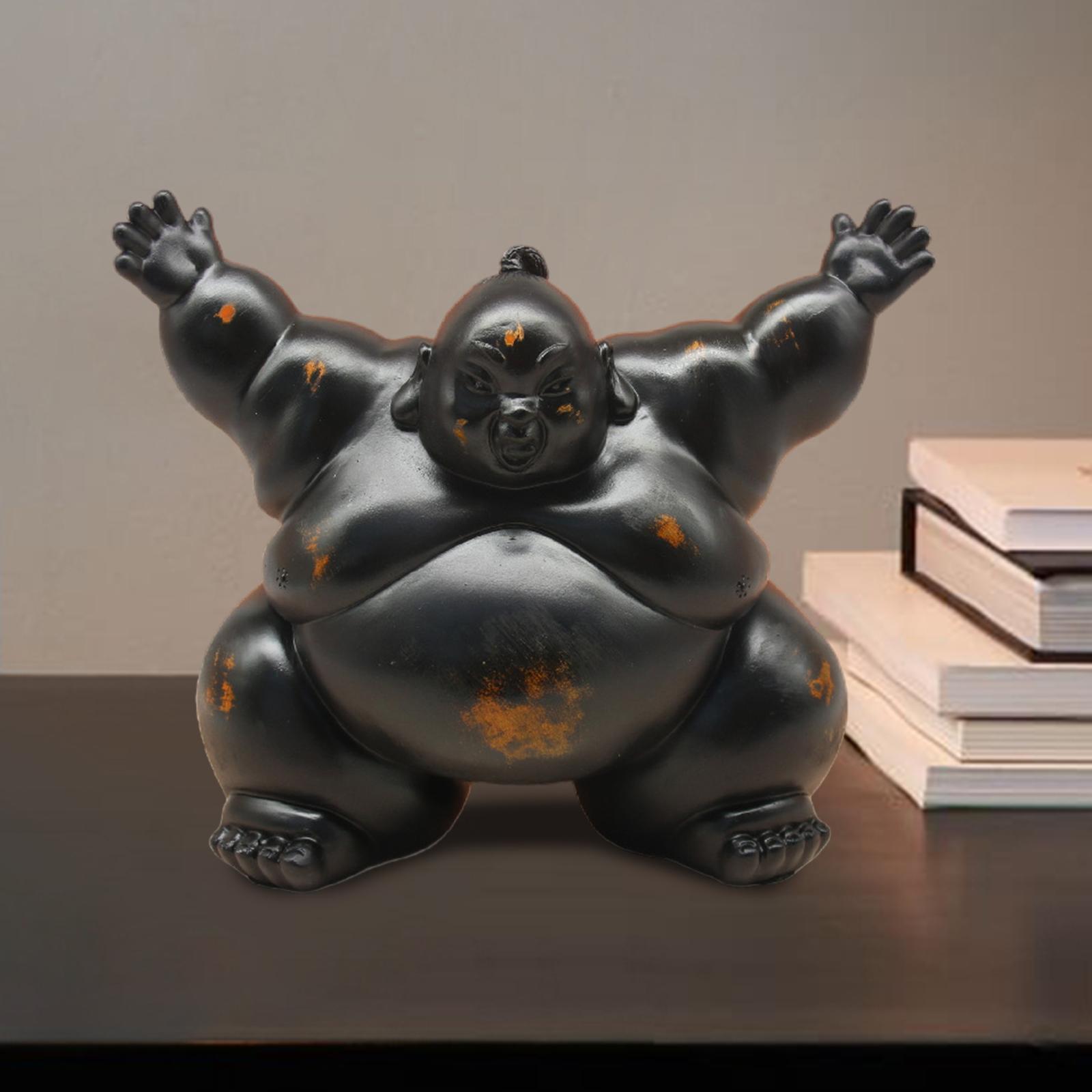 Statua di Sumo, Regalo di Inau - Home Office With Bookshelves recensione e prezzo