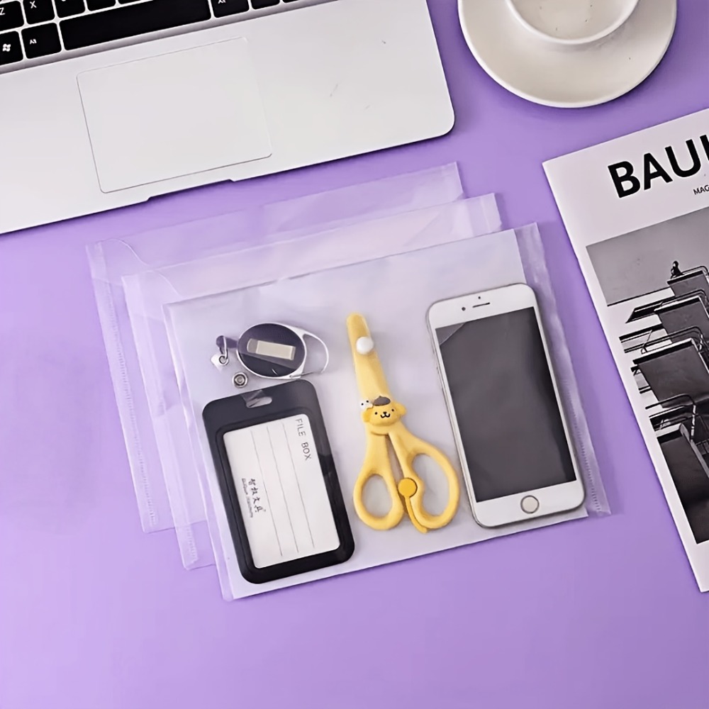 6 buste trasparenti con chiusu - Home Office Student recensione e prezzo