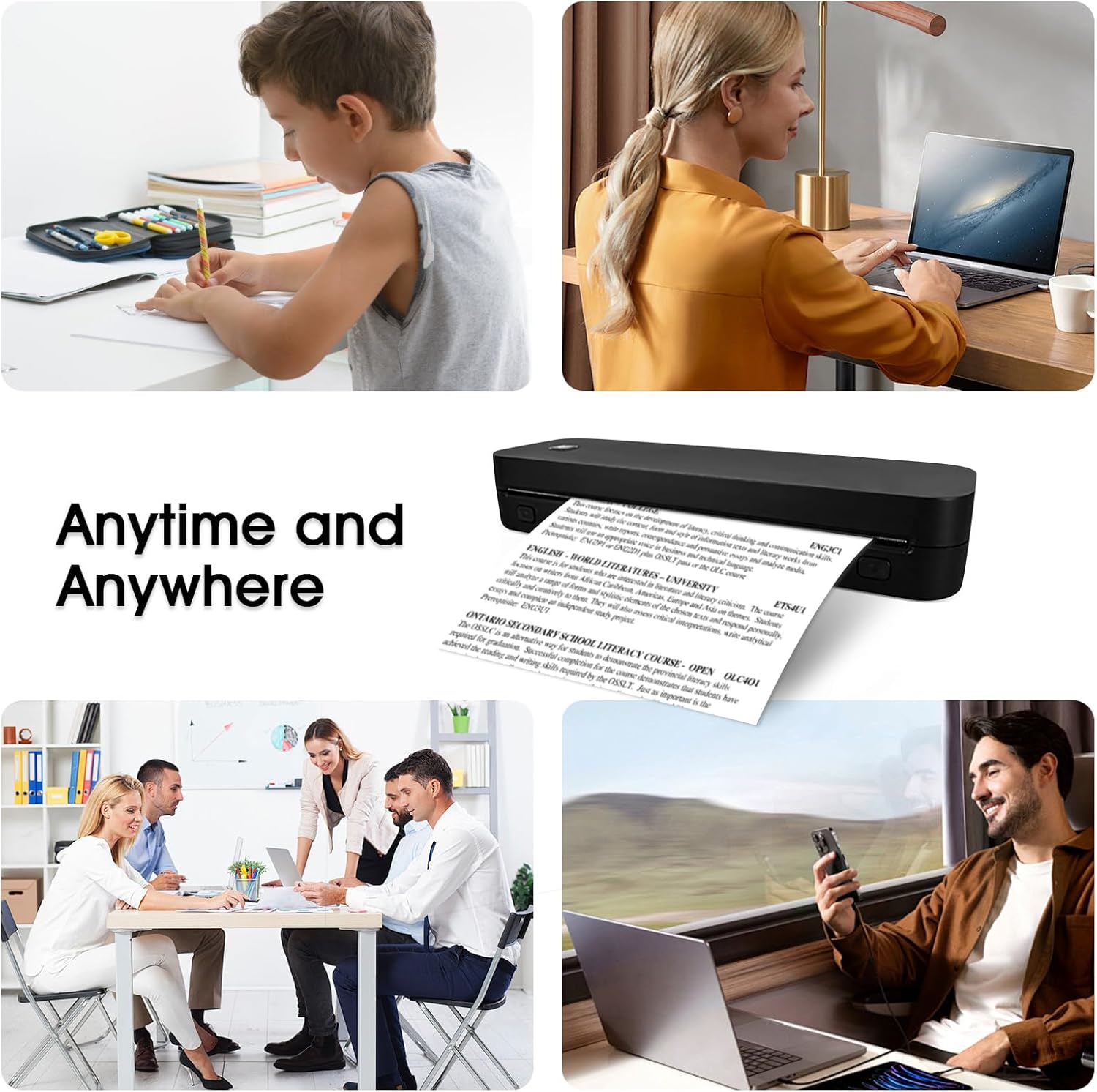 Stampante termica portatile A4 - Home Office Travel Document recensione e prezzo